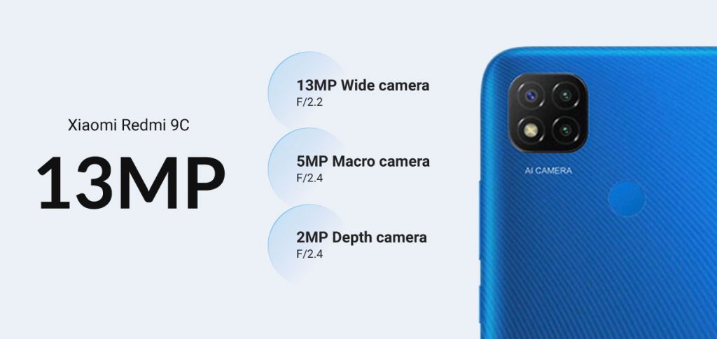 مشخصات کامل دوربین Xiaomi Redmi 9C