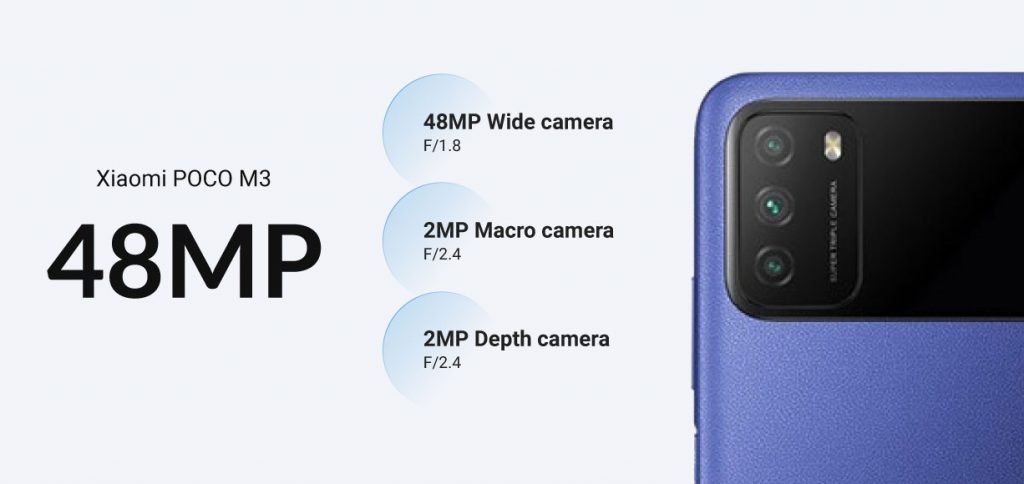 دوربین گوشی موبایل شیائومی مدل POCO M3 