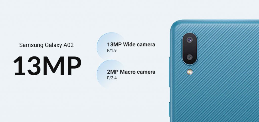 دوربین گوشی موبایل سامسونگ مدل Galaxy A02 ظرفیت 64 گیگابایت و رم 3 گیگابایت