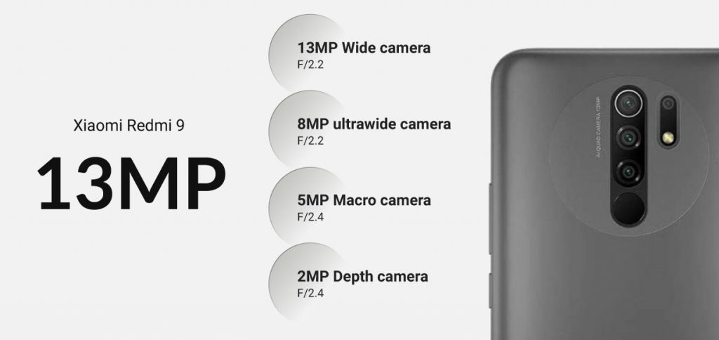 دوربین گوشی موبایل شیائومی مدل Redmi 9 ظرفیت 64 گیگابایت