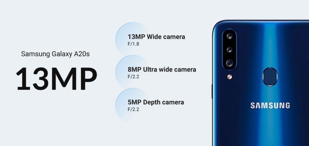دوربین گوشی موبایل سامسونگ مدل Galaxy A02s دو سیم کارت ظرفیت ظرفیت 64 گیگابایت و رم ۴ گیگابایت