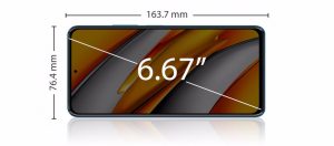 نمای کلی نمایشگر Xiaomi POCO F3