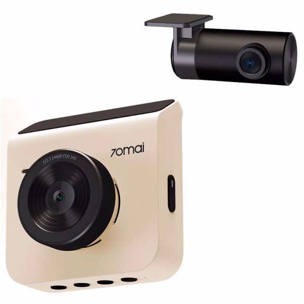 دوربین 5 فیلم برداری خودرو سوِنتی مِی مدل 70mai Dash Cam A400 و RC09 Rear Camera