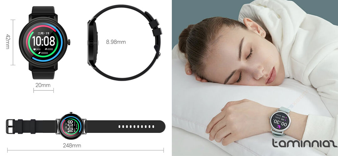 طراحی ظاهری و جذاب ساعت هوشمند شیائومی Mibro Air