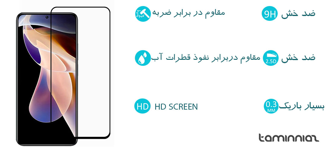 محافظ صفحه نمایش Super D مناسب برای گوشی موبایل شیائومی 11T Pro 5G