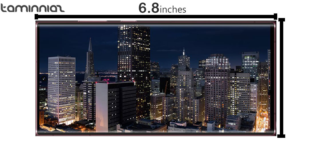 مشخصات نمایشگر گوشی موبایل سامسونگ Galaxy S22 ultra 5G