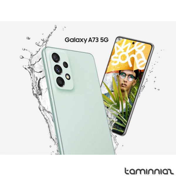 010 - گوشی سامسونگ Galaxy A73 5G ظرفیت 128 گیگابایت 6 گیگابایت رم