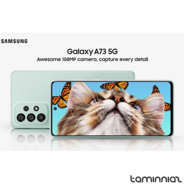 018 - گوشی سامسونگ Galaxy A73 5G ظرفیت 128 گیگابایت 6 گیگابایت رم